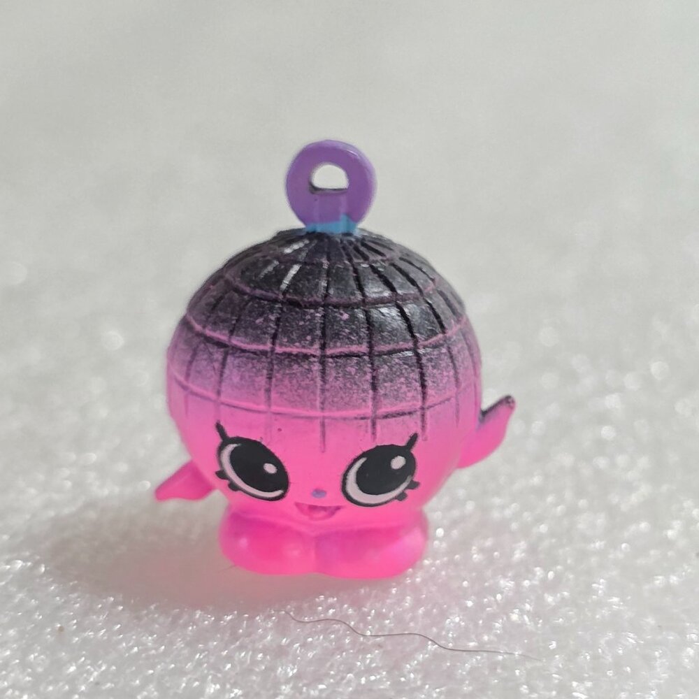 Shopkins Mia Mirror Ball Disco Round Pink & Black 1" Moose Enterprise